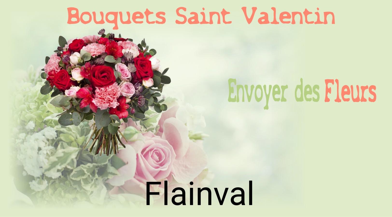 Roses de Saint-Valentin livrées à Flainval